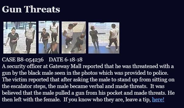Gun threats